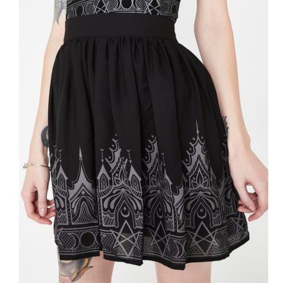 Killstar Dresses & Skirts - Killstar Duchess Chiffon Skirt